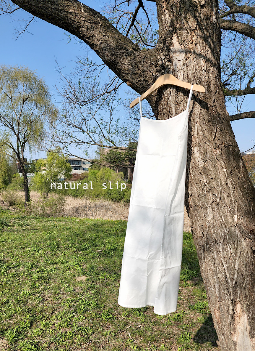 라도노추추 linen cotton natural slip