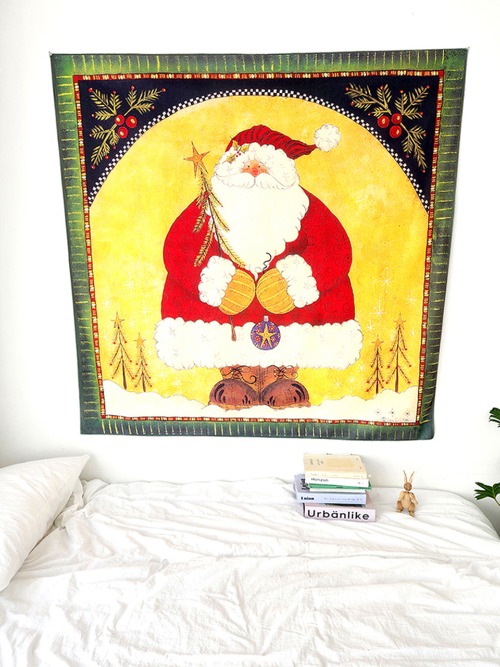 블랑쉬 산타의 크리스마스 트리 벨벳 패브릭 포스터150x150